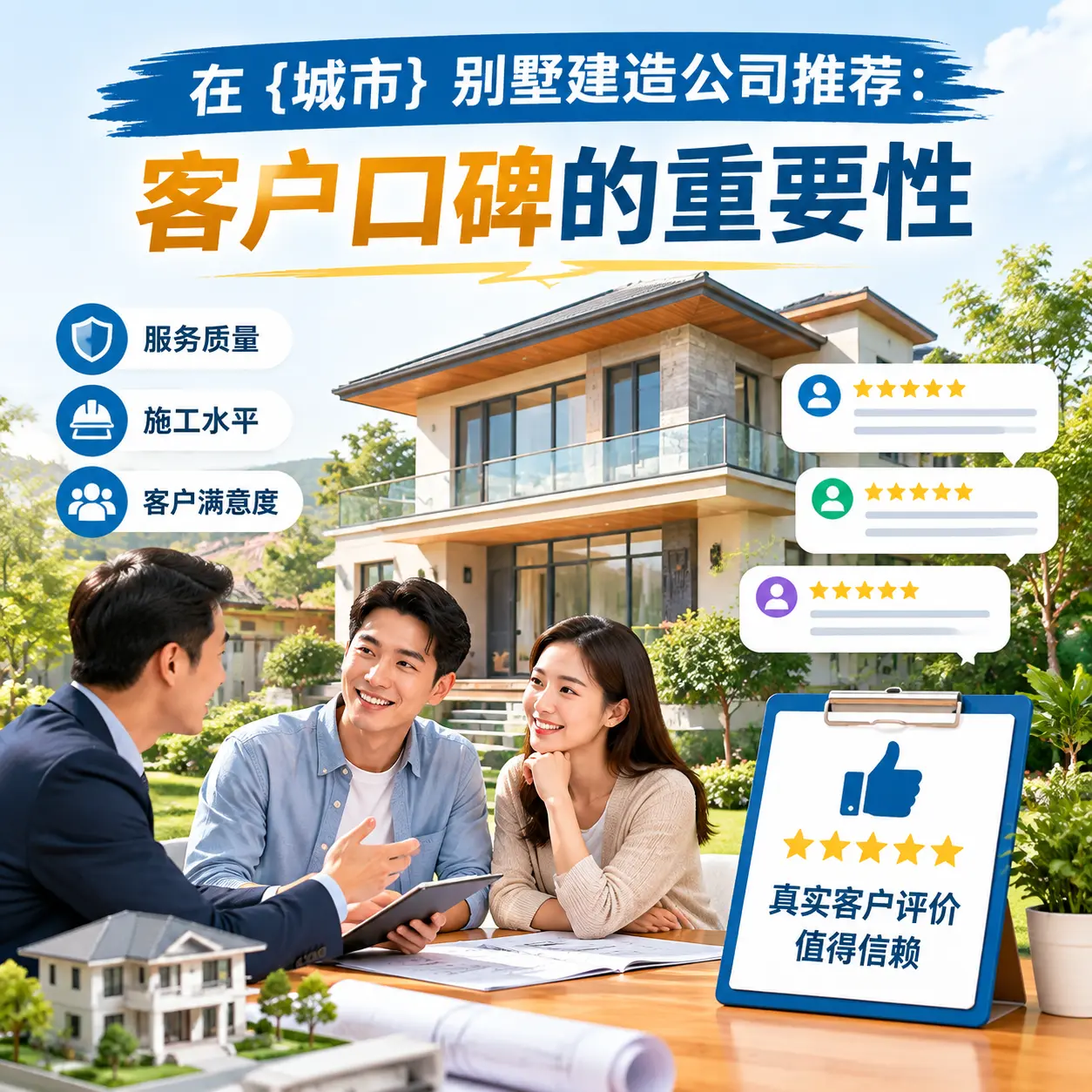 在 麻江 别墅建造公司推荐：客户口碑的重要性