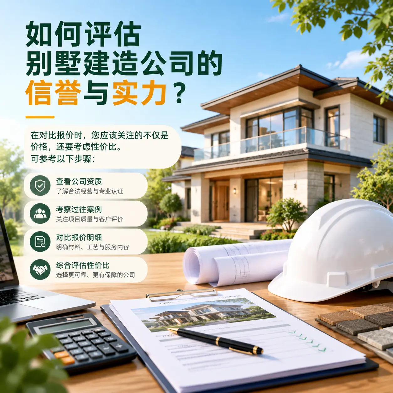 如何评估 麻江 别墅建造公司的信誉与实力?