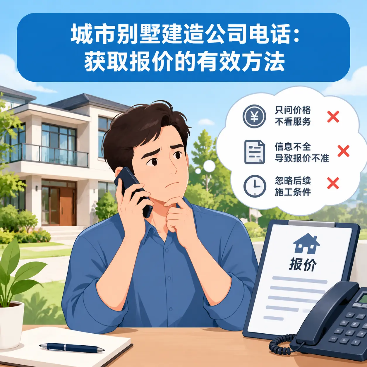 麻江别墅建造公司电话:获取报价的有效方法
